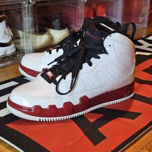 Nike Air Jordan Force 9 IX Fusion Limited Release White Red Black 2009 Size 11
